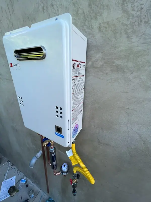 Tankless water heater installation for Beacon Square homes